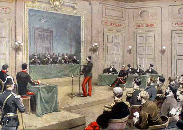 Le nouveau procs d'Alfred Dreyfus au Conseil de guerre de Rennes